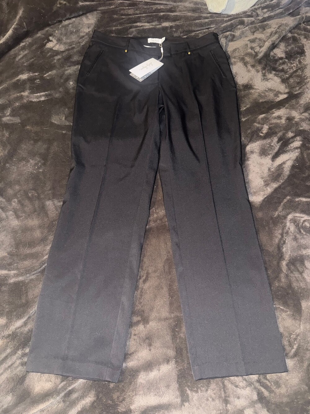 Lady Hagen Dress Pants Size 10Black Polyester HydroDry Technology